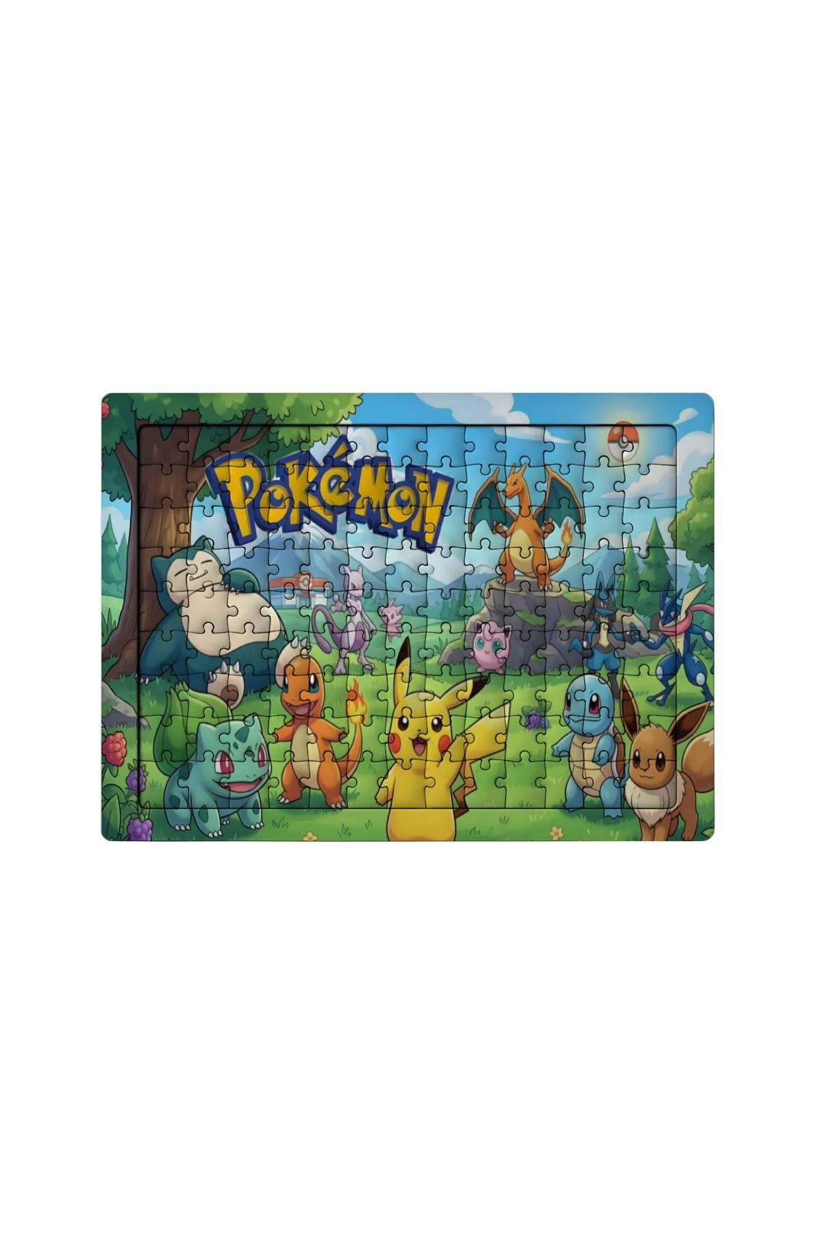 Pokemon 99 Parça Ayaklı Puzzle – Dekoratif Çocuk Yapbozu 0109