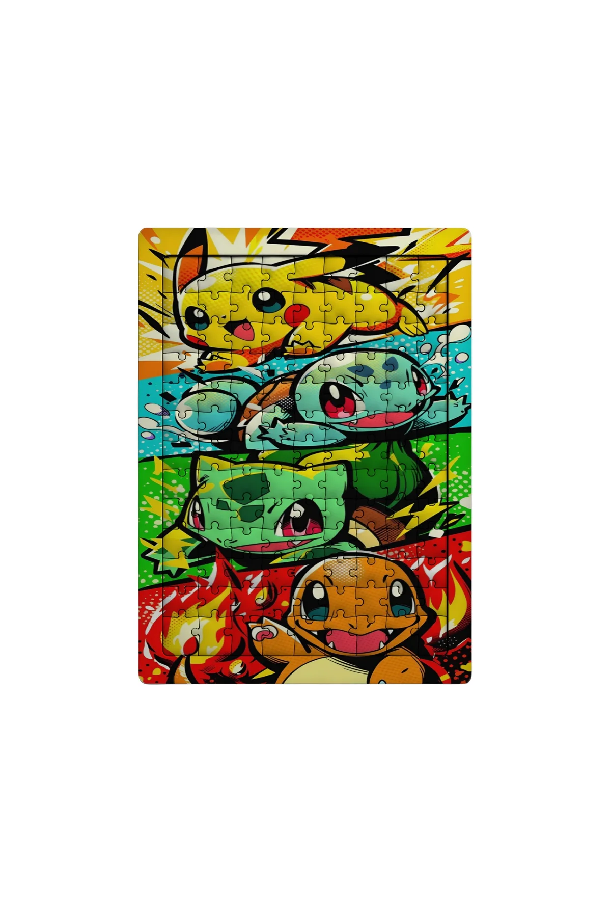 Pokemon 99 Parça Ayaklı Puzzle – Dekoratif Çocuk Yapbozu 008