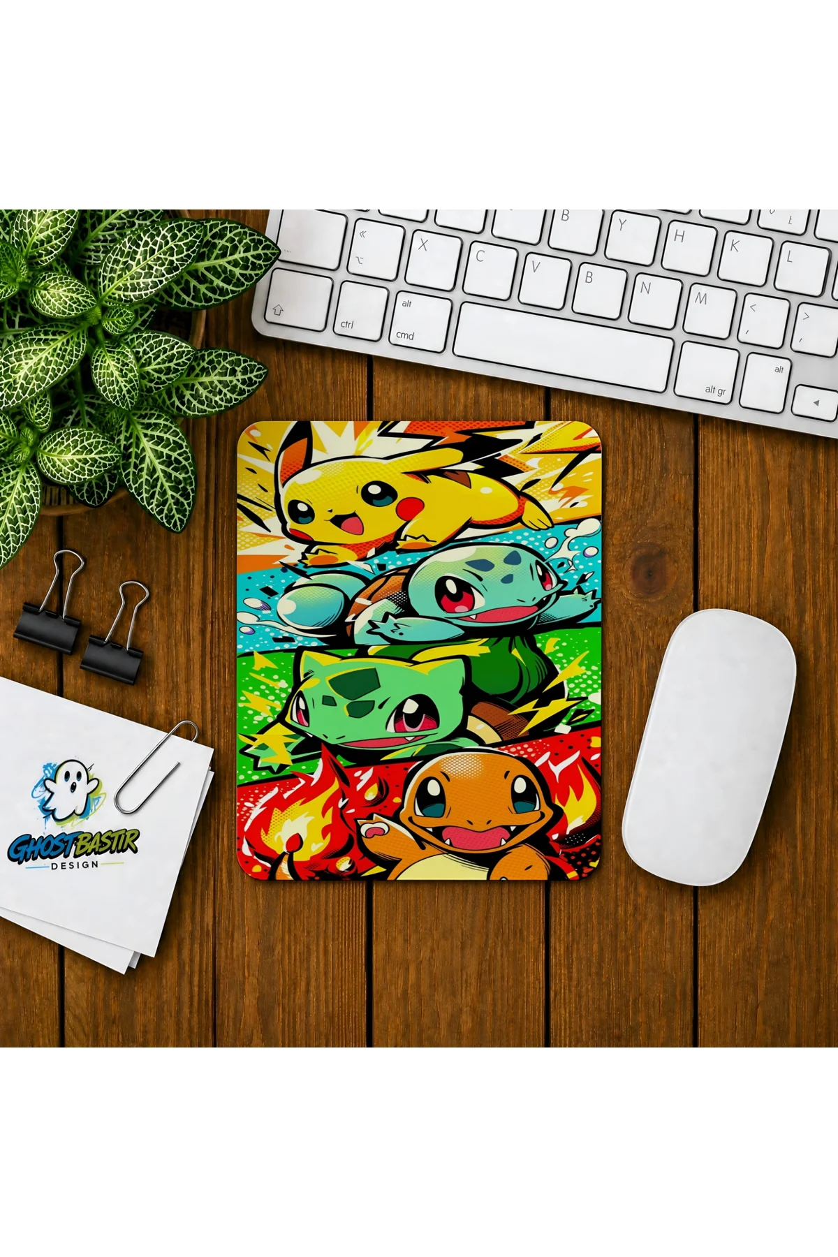 Pokemon Baskılı Oyuncu Mousepad 0242