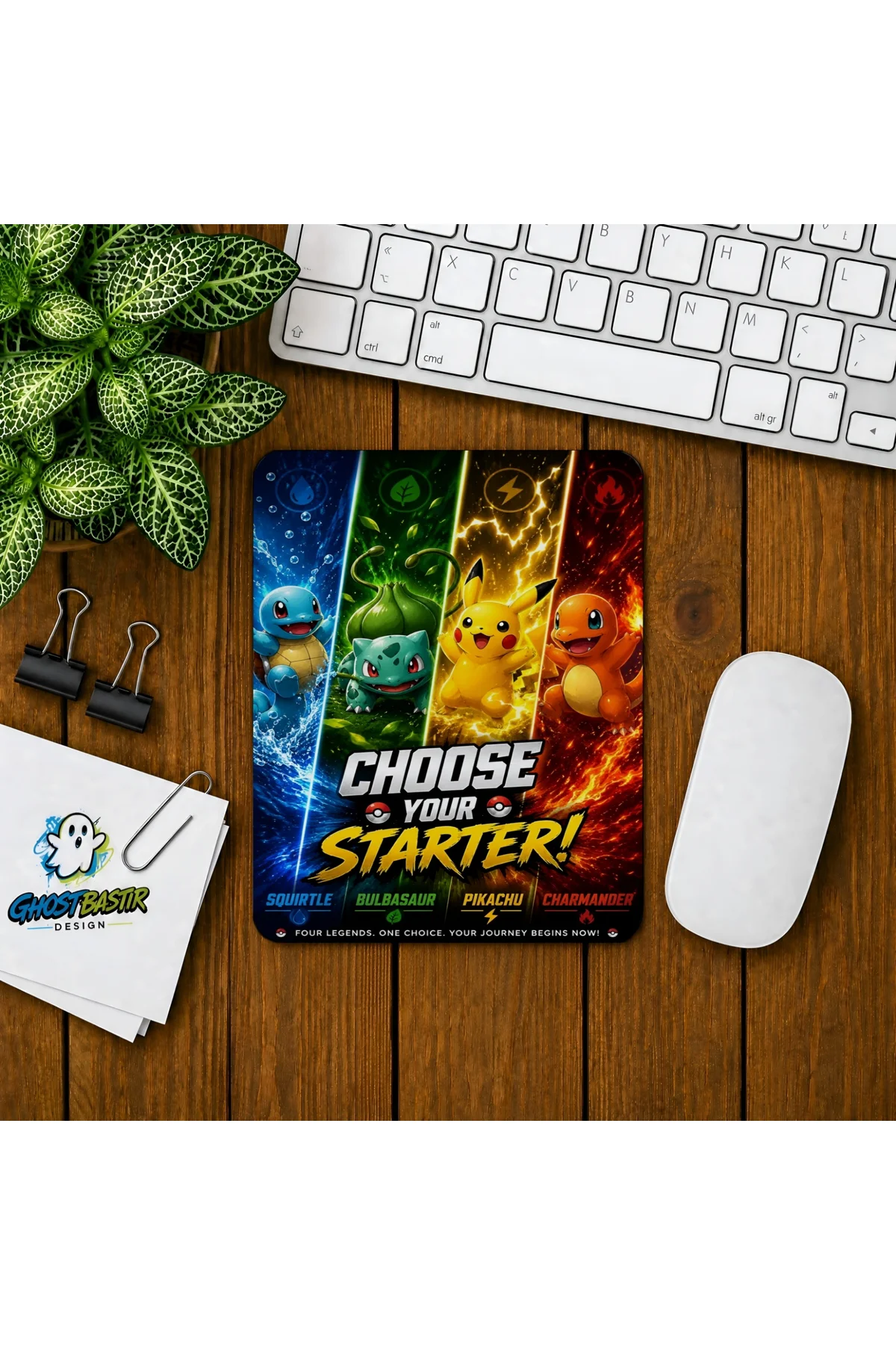 Pokemon Baskılı Oyuncu Mousepad 0243