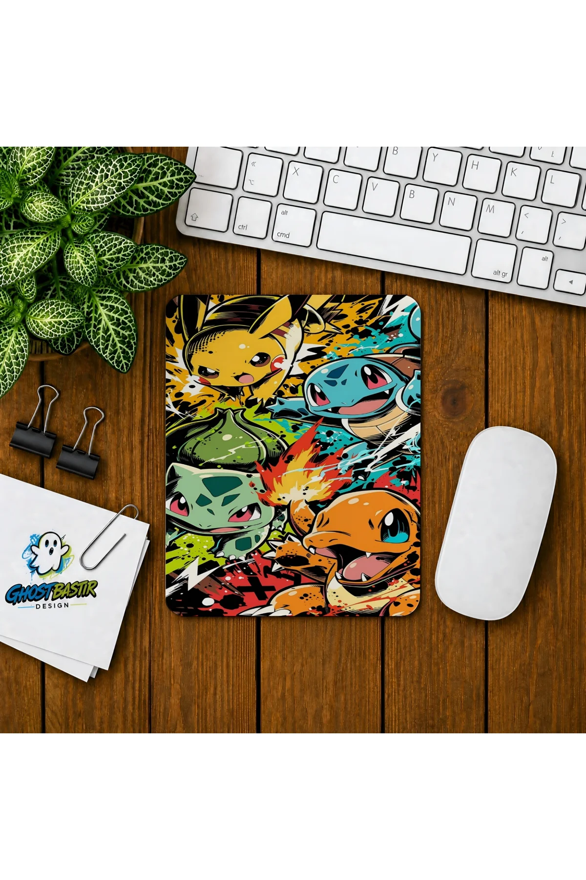 Pokemon Baskılı Oyuncu Mousepad 0240