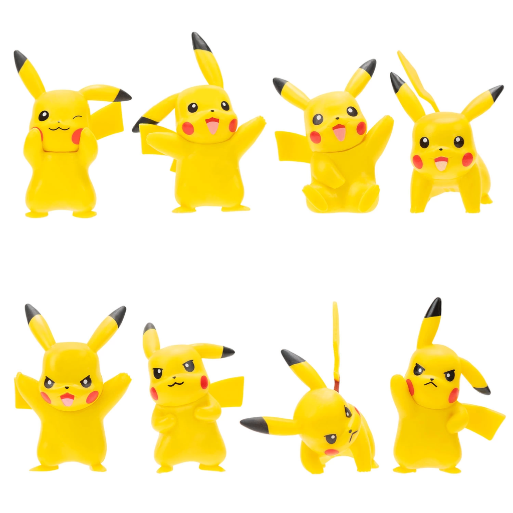 Pokemon Battle 8'li Figür Seti Pikachu Pokemon Battle 8'li Figür Seti Pikachu