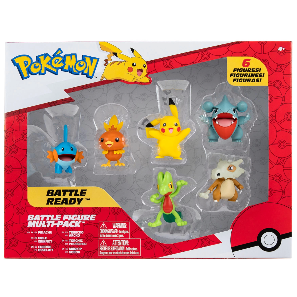 Pokemon Battle 6'lı Figür Seti Pokemon Battle 6'lı Figür Seti