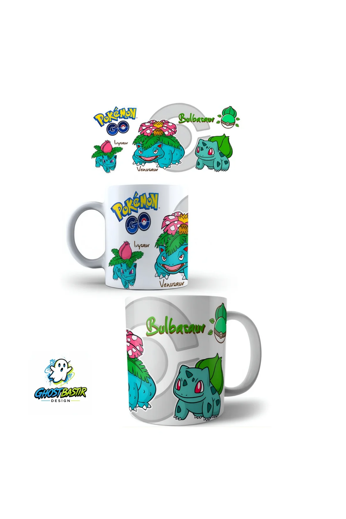 Pokemon Bulbasaur Kupa Bardak | Tek Adet K0365