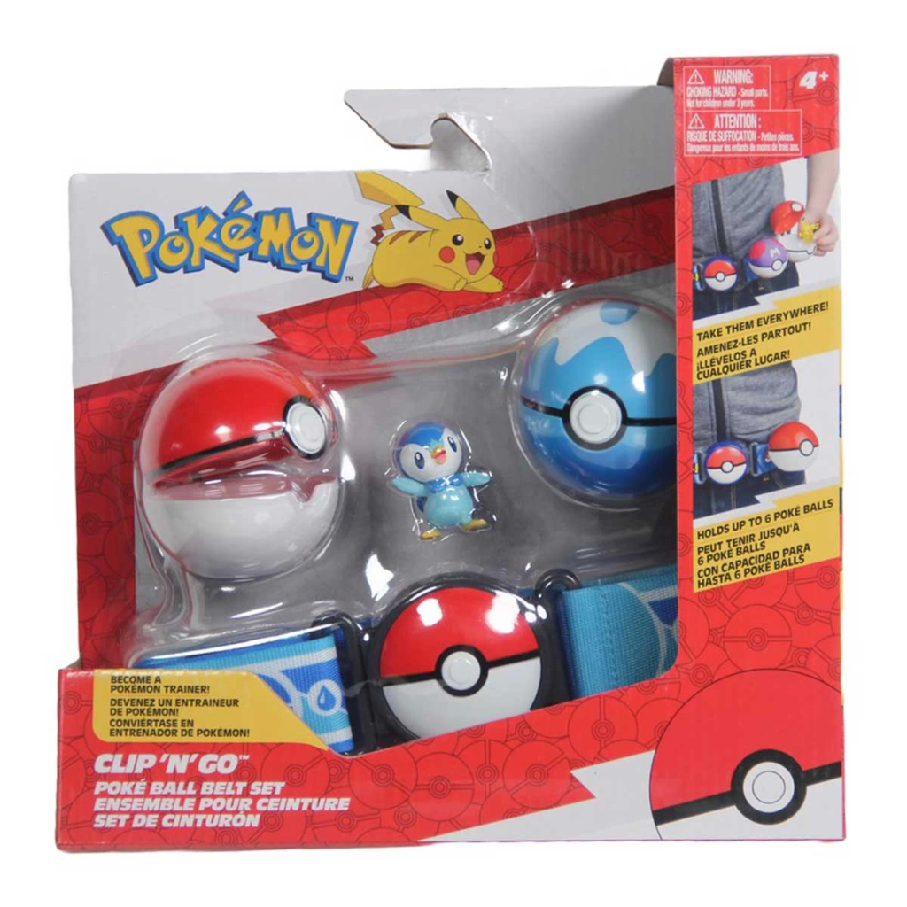 Pokemon Clip 'N' Go Pokeball Kemer ve Figür Seti 95283-U Pokemon Clip 'N' Go Pokeball Kemer ve Figür Seti 95283-U