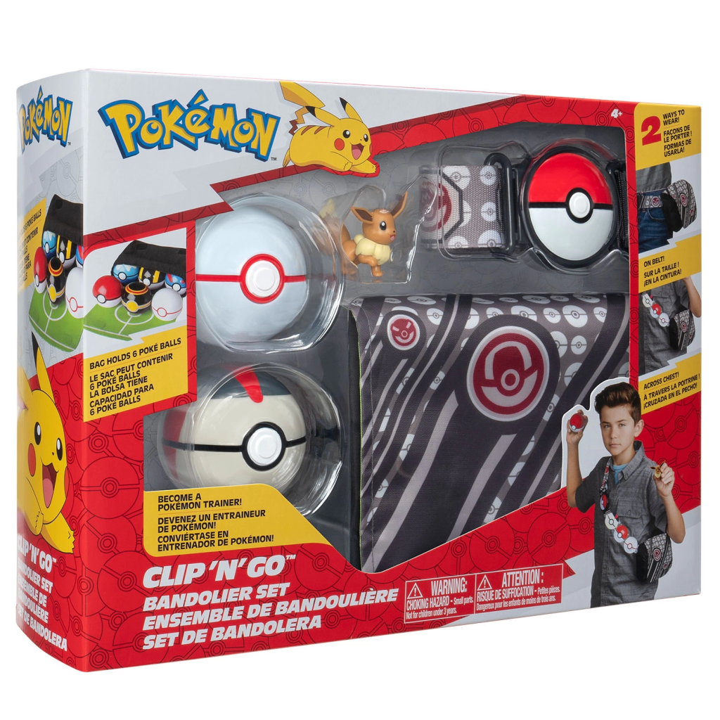 Pokemon Clip 'N' Go Bandolier Büyük Set Pokemon Clip 'N' Go Bandolier Büyük Set