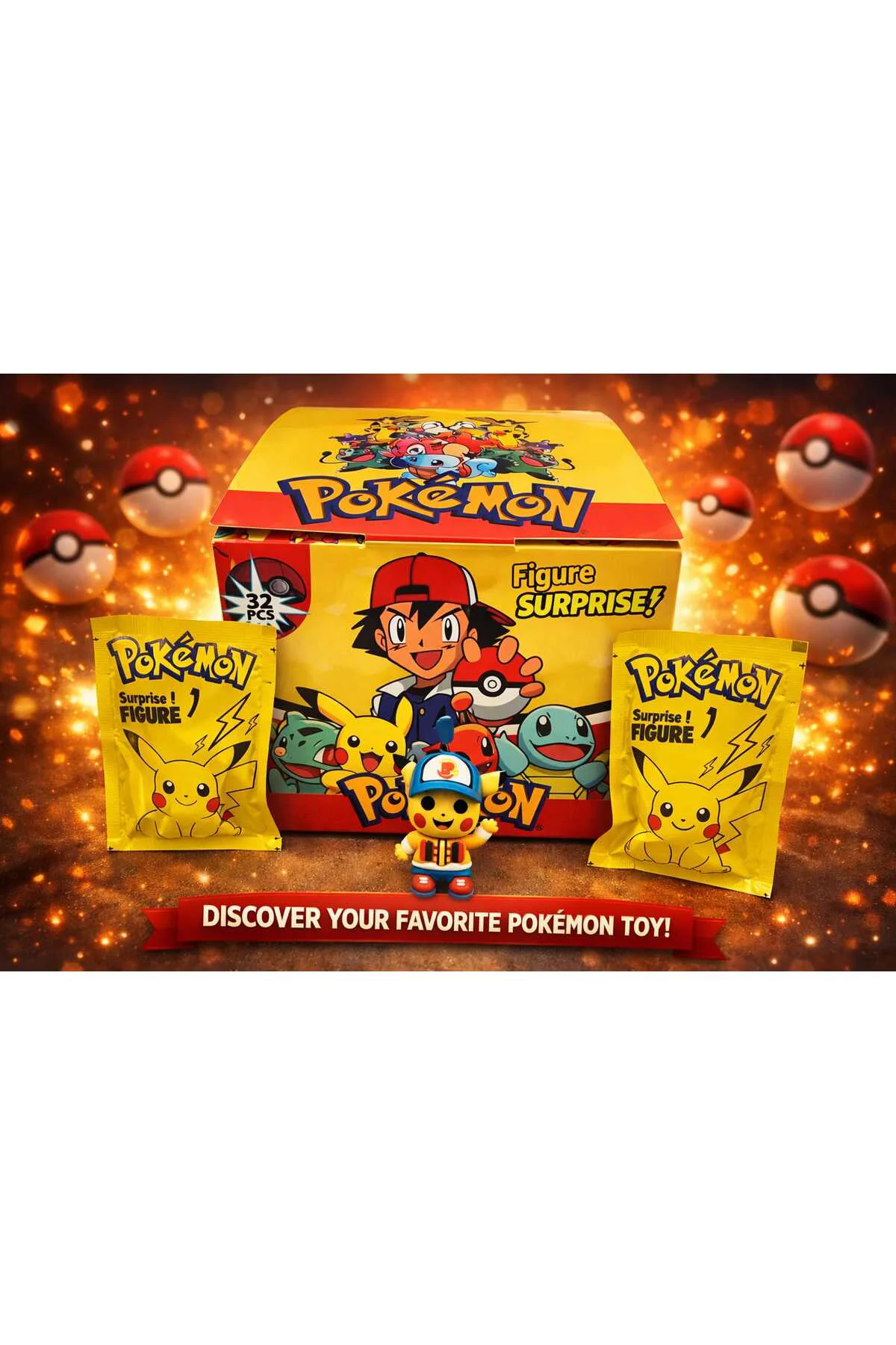 POKEMON Hediyelik Fiğür Paket 1 Adet