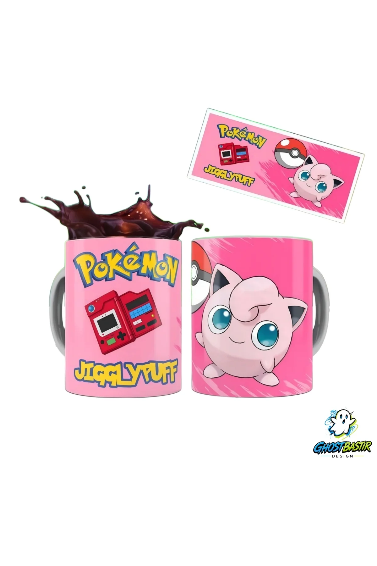 Pokemon Jigglypuff Kupa Bardak | Tek Adet K0663