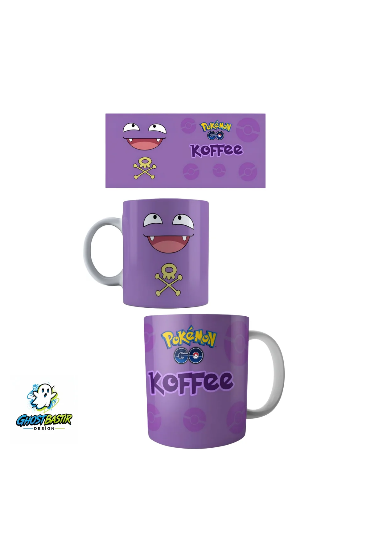 Pokemon Koffee Kupa Bardak | Tek Adet K0366