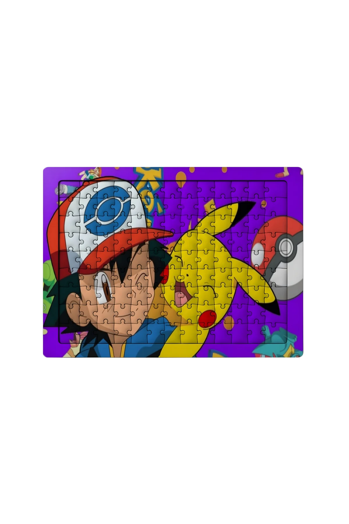 Pokemon Pikachu 99 Parça Ayaklı Puzzle – Dekoratif Çocuk Yapbozu 075