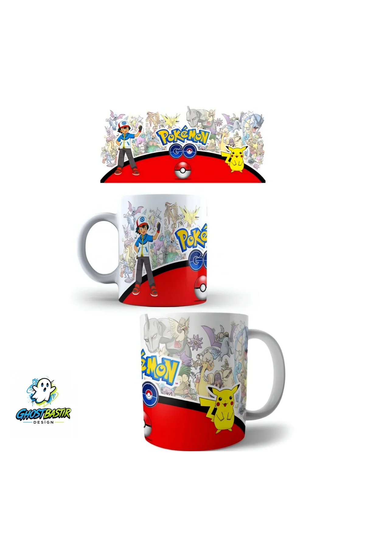 Pokemon Pikachu Kupa Bardak | Tek Adet K0370