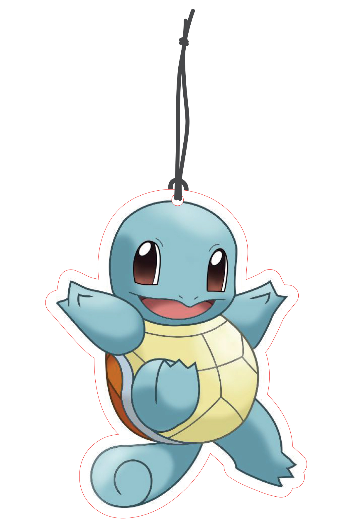 Pokemon Squartle Görselli Oto Kokusu Dikiz Ayna Süsü Torpido Ve O