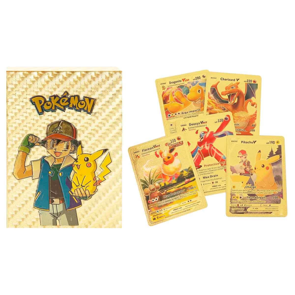 Pokemon Starter Kartları Gold 55'li Paket Pokemon Starter Kartları Gold 55'li Paket
