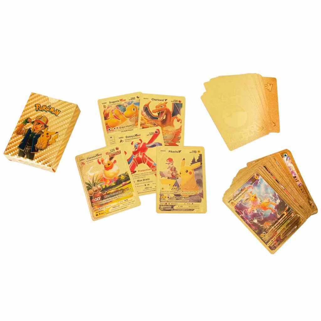 Pokemon Starter Kartları Gold 55'li Paket Pokemon Starter Kartları Gold 55'li Paket