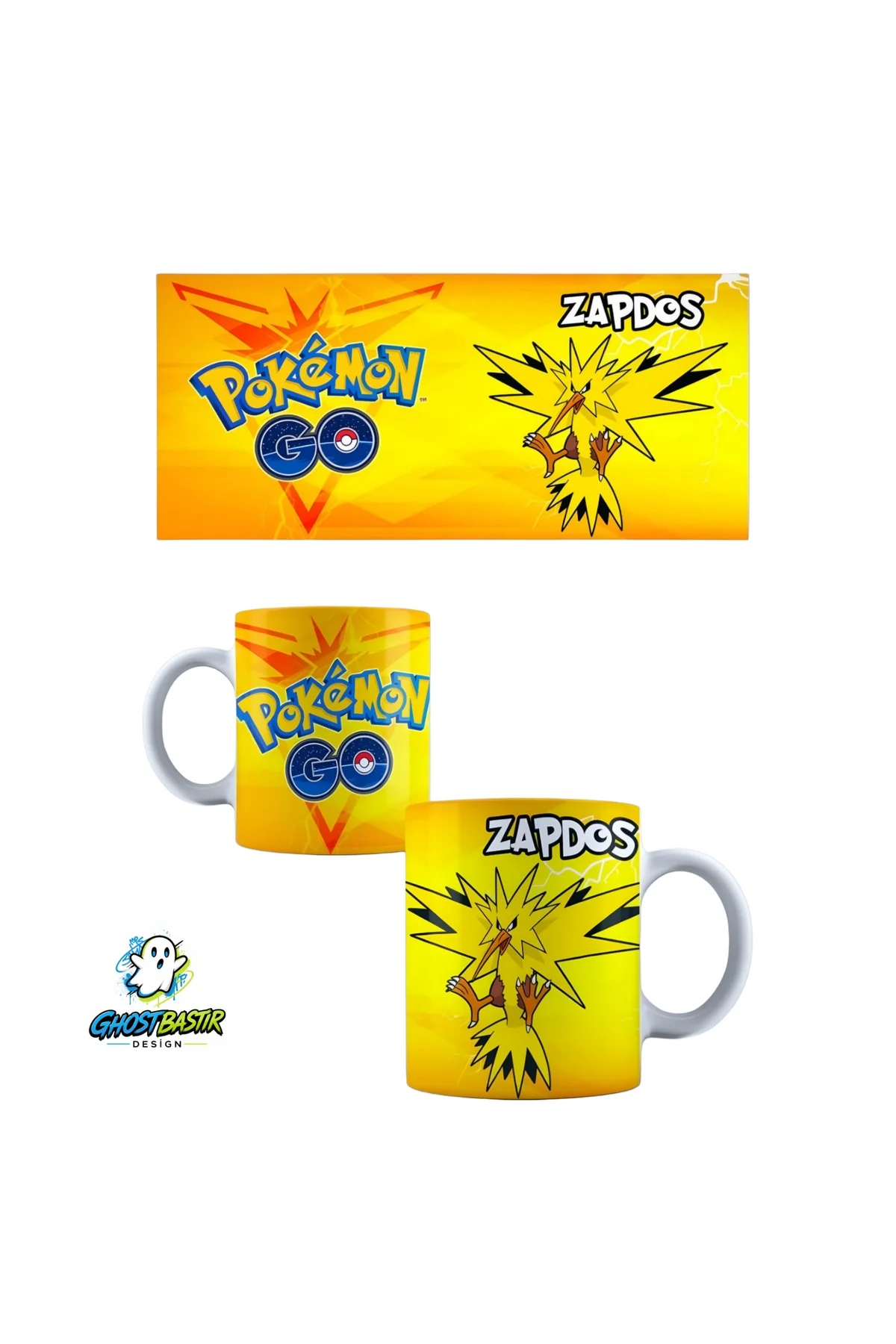 Pokemon Zapdos Kupa Bardak | Tek Adet K0373