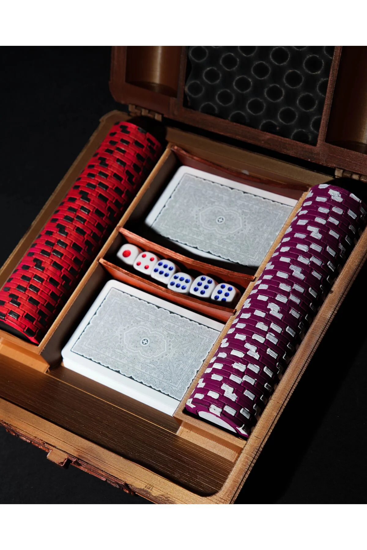 Poker Chips Poker Çipi Çanta Seti 30 Cm (DEV BOY)