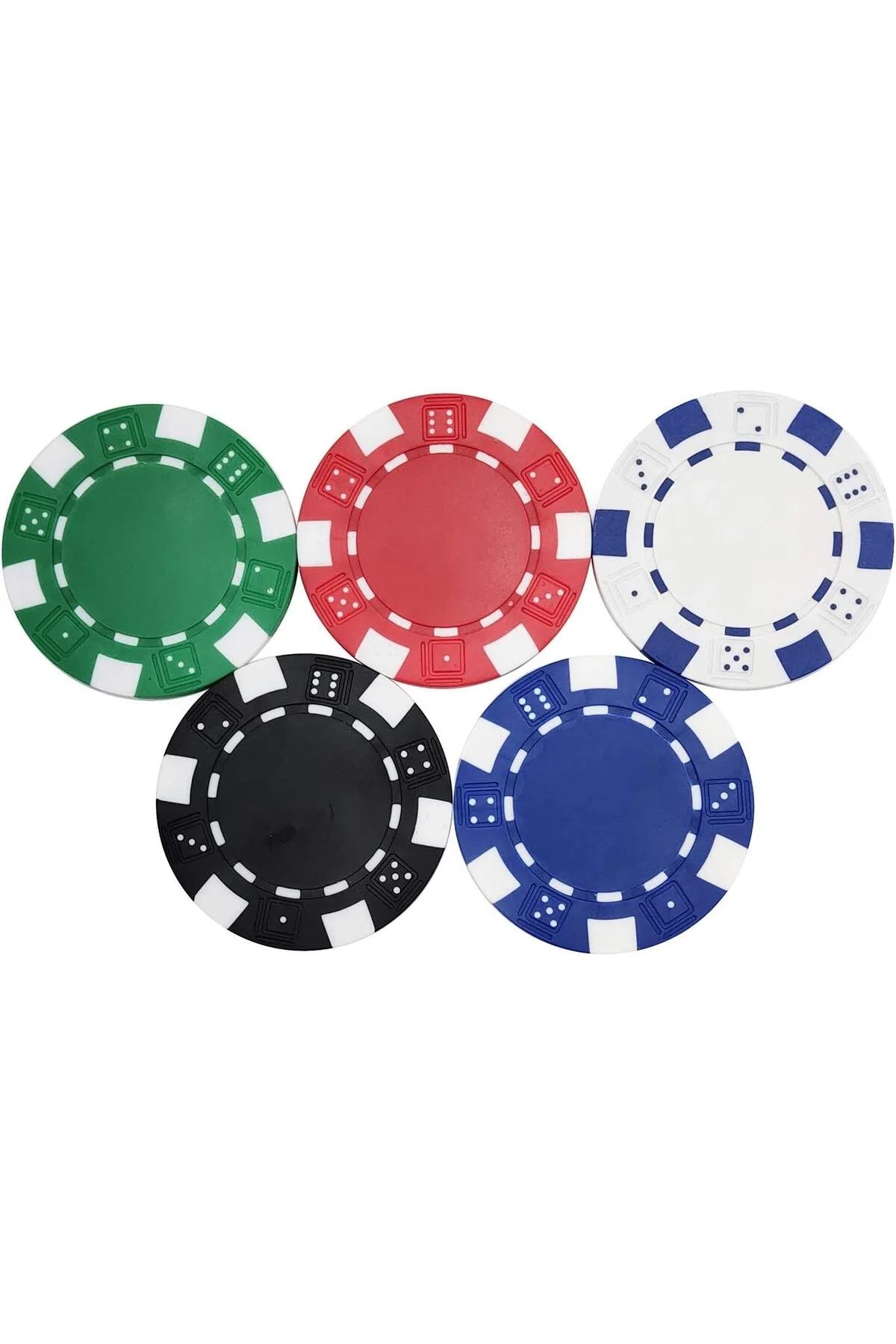 Poker çipi seti 100 adet oyun çipi Diğer Oyun Takımları için uygun - Hobi &amp; Eğlence