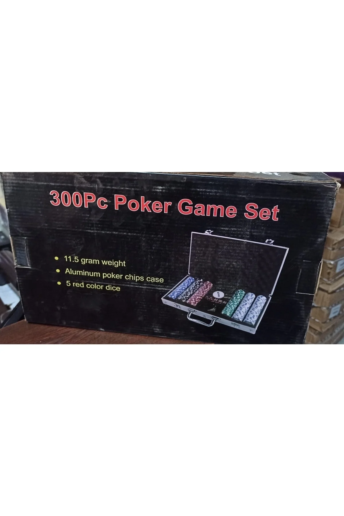Poker seti 300 parça metal çantalı oyun takımı - Hobi &amp; Eğlence Diğer Takımları Kategorisi