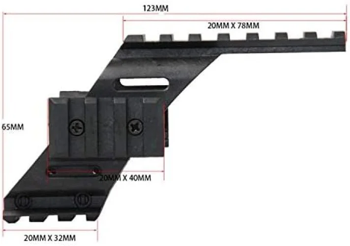 Pol Naylon Fener Lazer Üst Ray 22mm
