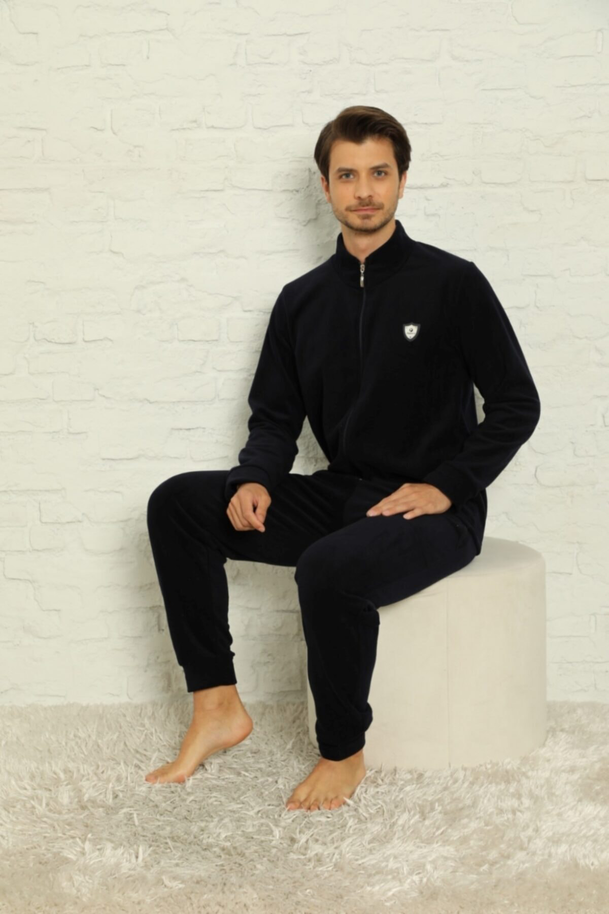 Polar Fermuarlı Pijama Takım