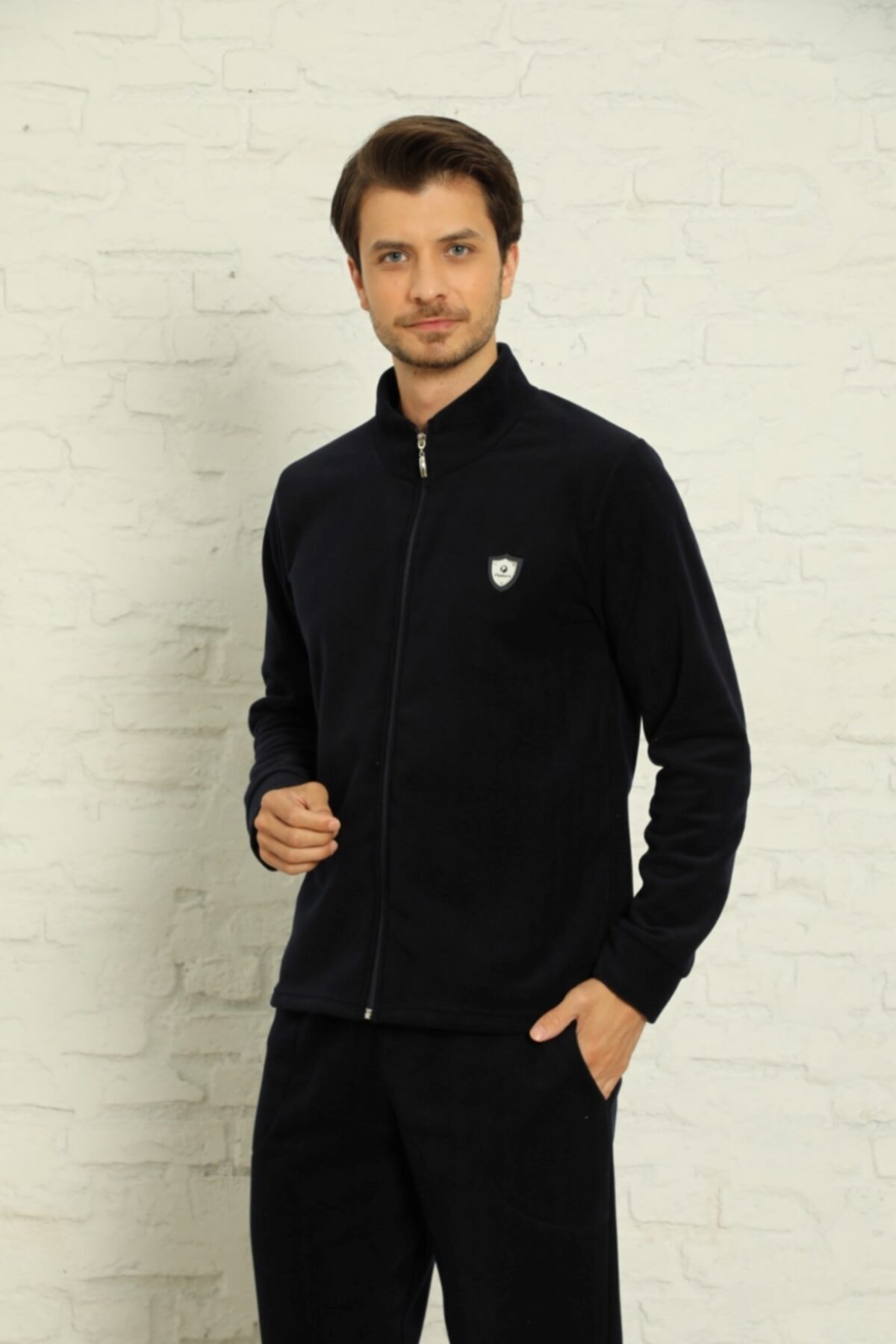 Polar Fermuarlı Pijama Takım