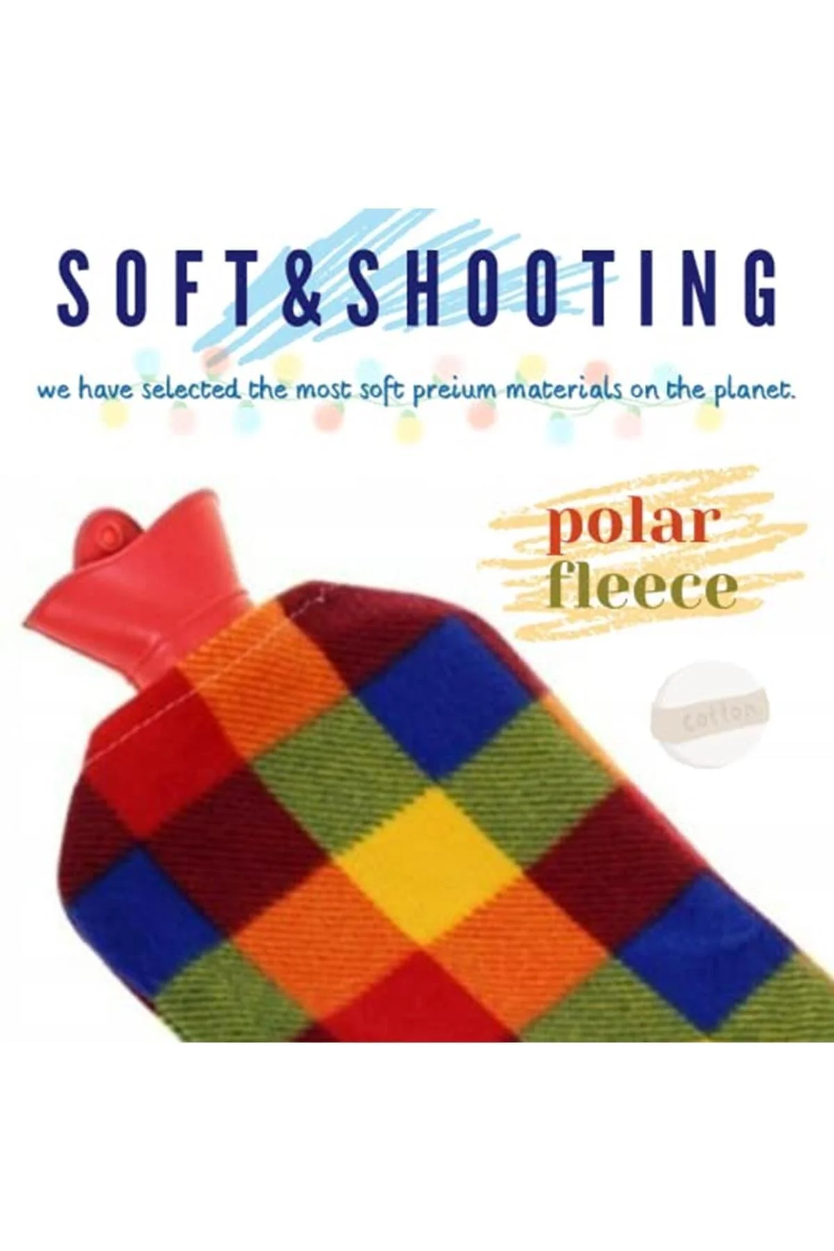 Polar Kılıflı Sıcak Su Torbası 1lt - Görsel 5