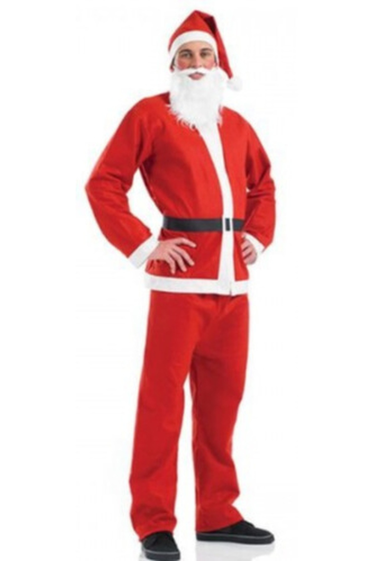 Tasarim Rengarenk Kostüm Polar Noel Baba Kostümü