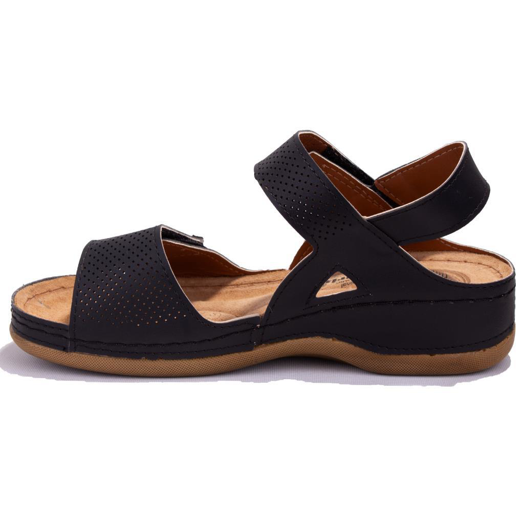 Polaris 104424 Siyah Ortopedik Günlük Kadın Sandalet Polaris 104424 Siyah Ortopedik Günlük Kadın Sandalet