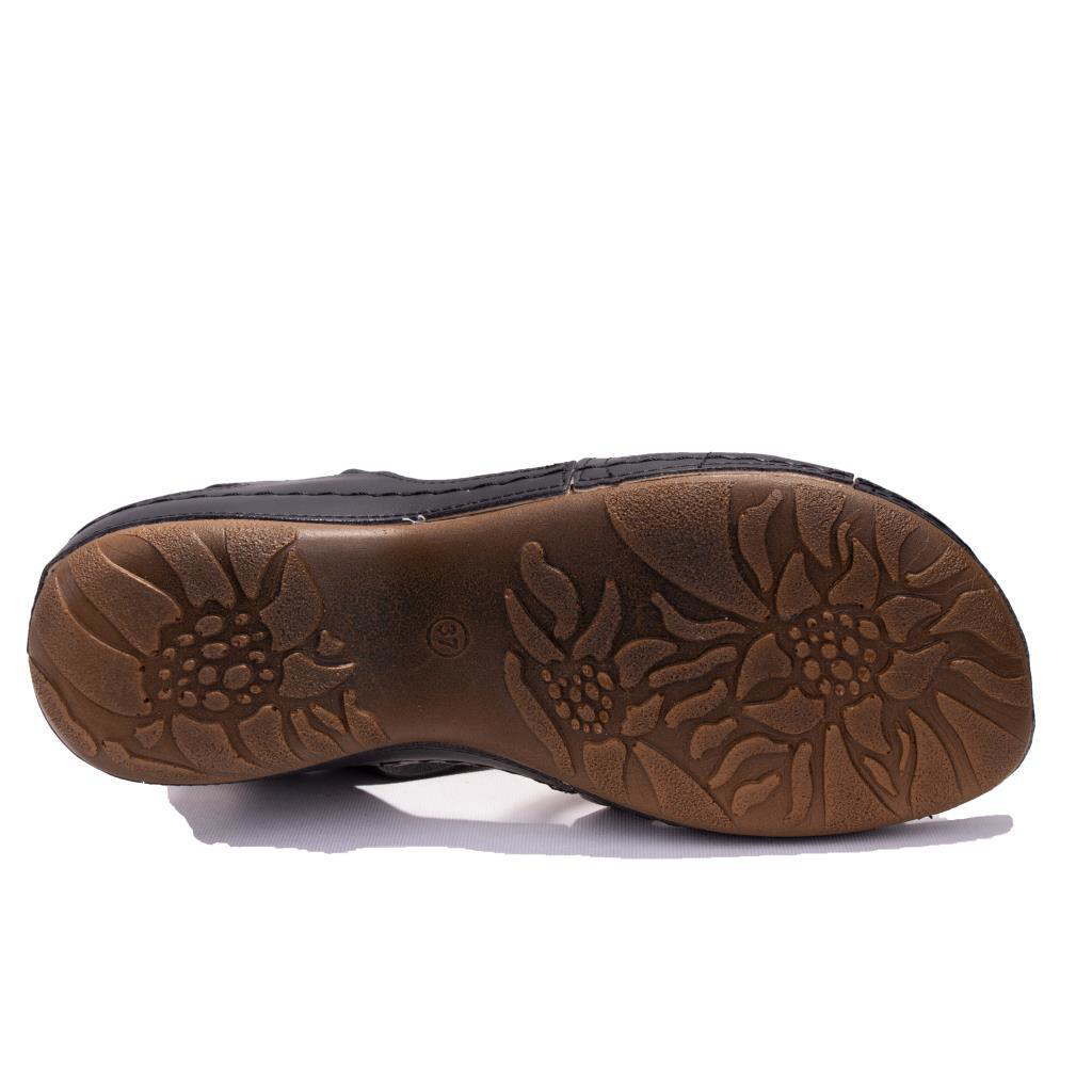 Polaris  157362 Siyah Ortopedik Günlük  Kadın Sandalet