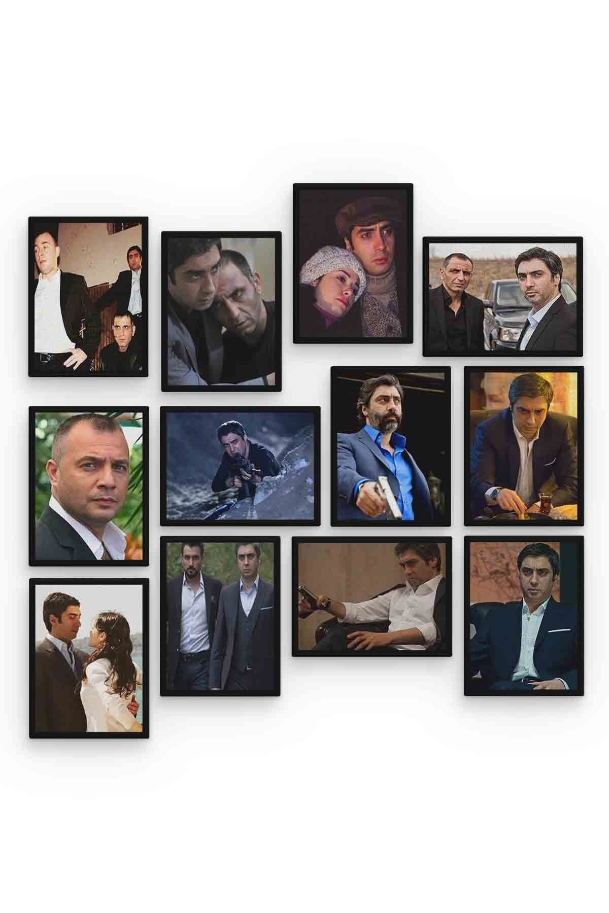 Pi Dekorasyon Polat Alemdar 12 Parça Mdf (Ahşap) Tablo Ofis Boyu 