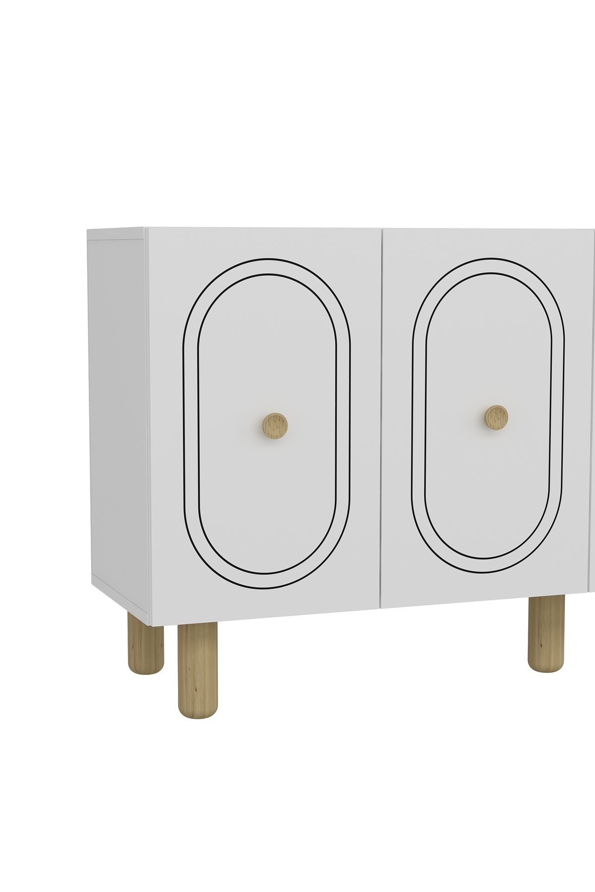 Cantek Dizayn Polenct (Kb150) Bohem Konsol Beyaz-Beyaz