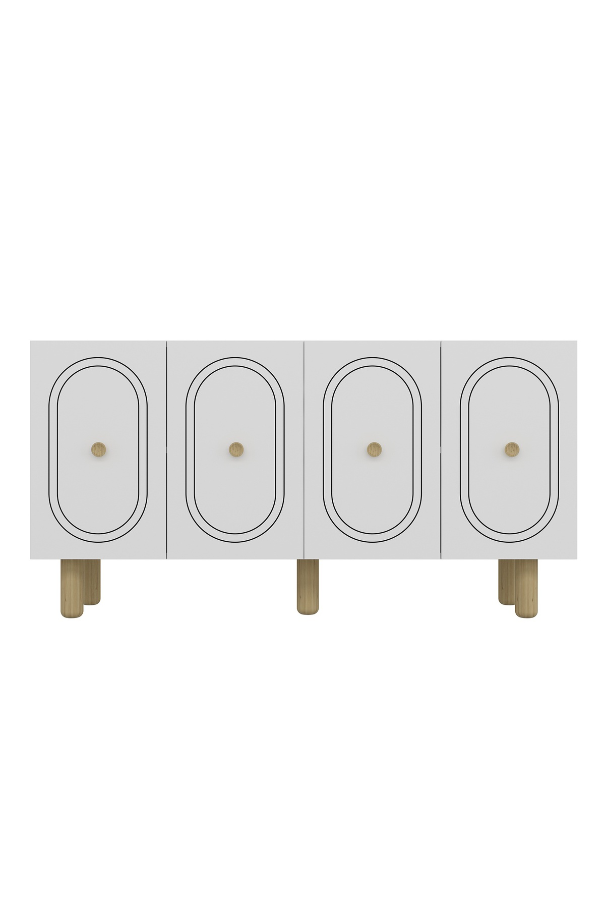 Cantek Dizayn Polenct (Kb150) Bohem Konsol Beyaz-Beyaz