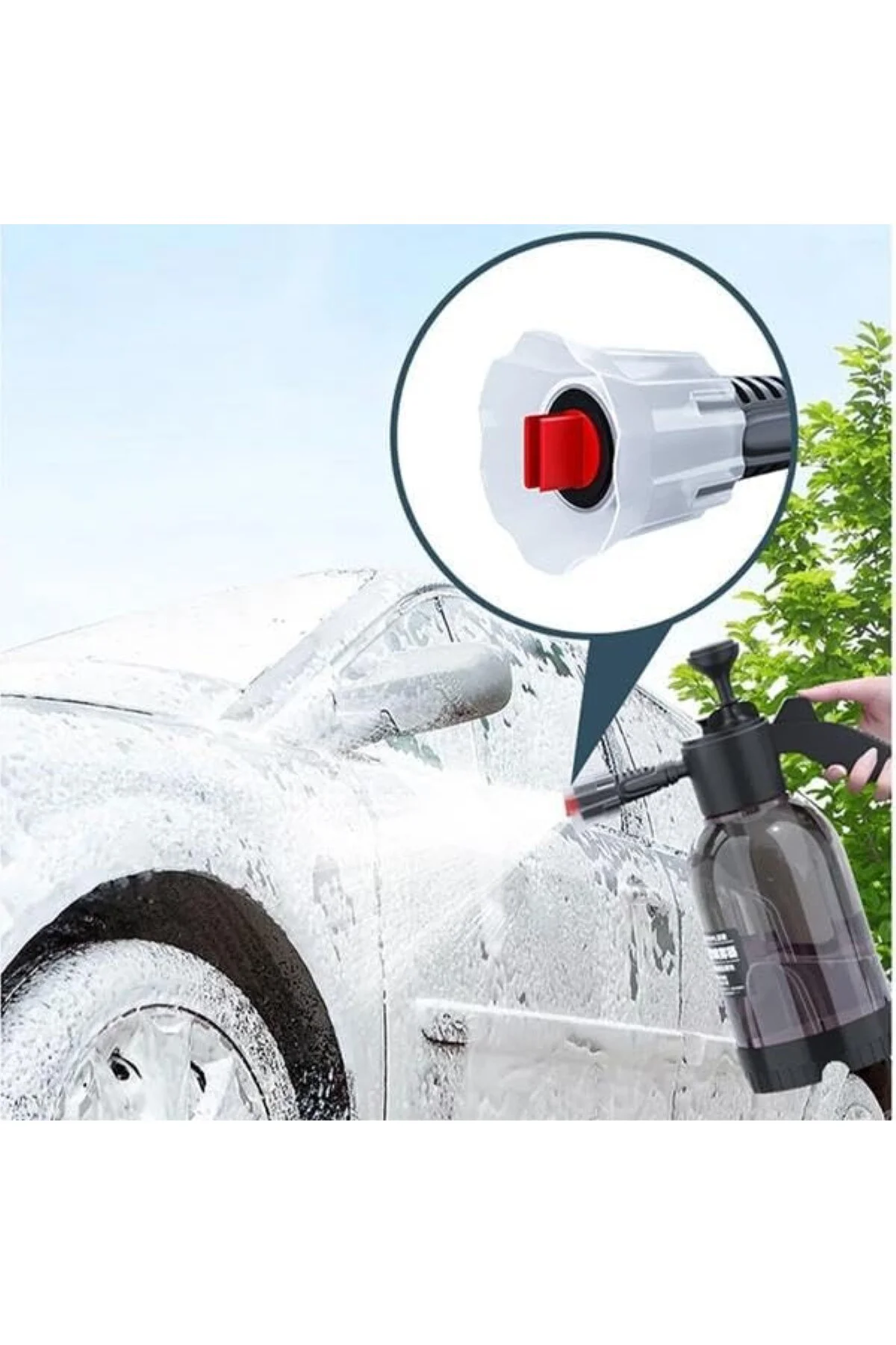 Polham 2 Litre Yüksek Basınçlı Araç Yıkama Köpük Püskürtücü El Po