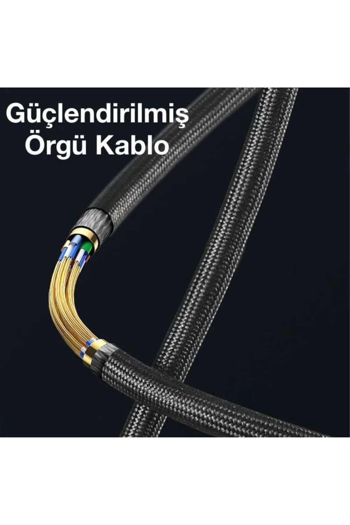 Polham HC Series 1MT 60W Type-C to Type-C Süper Hızlı Şarj ve Data Kablosu, Akım ve I
