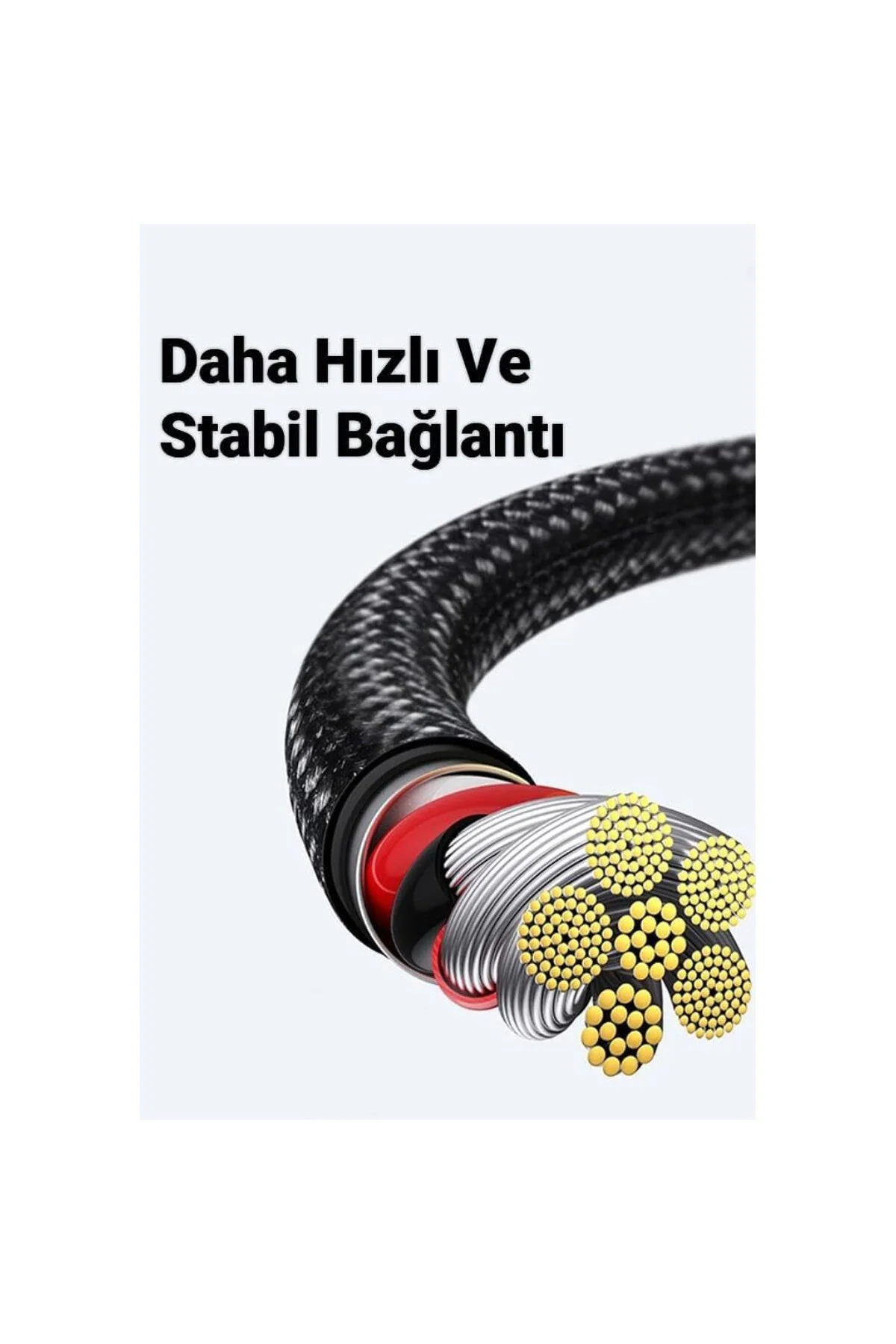 Polham HC Series 1MT 60W Type-C to Type-C Süper Hızlı Şarj ve Data Kablosu, Akım ve I