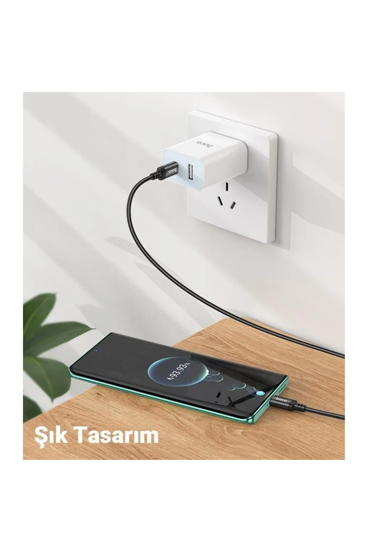 Polham HC Series 1MT 60W Type-C to Type-C Süper Hızlı Şarj ve Data Kablosu, Akım ve I