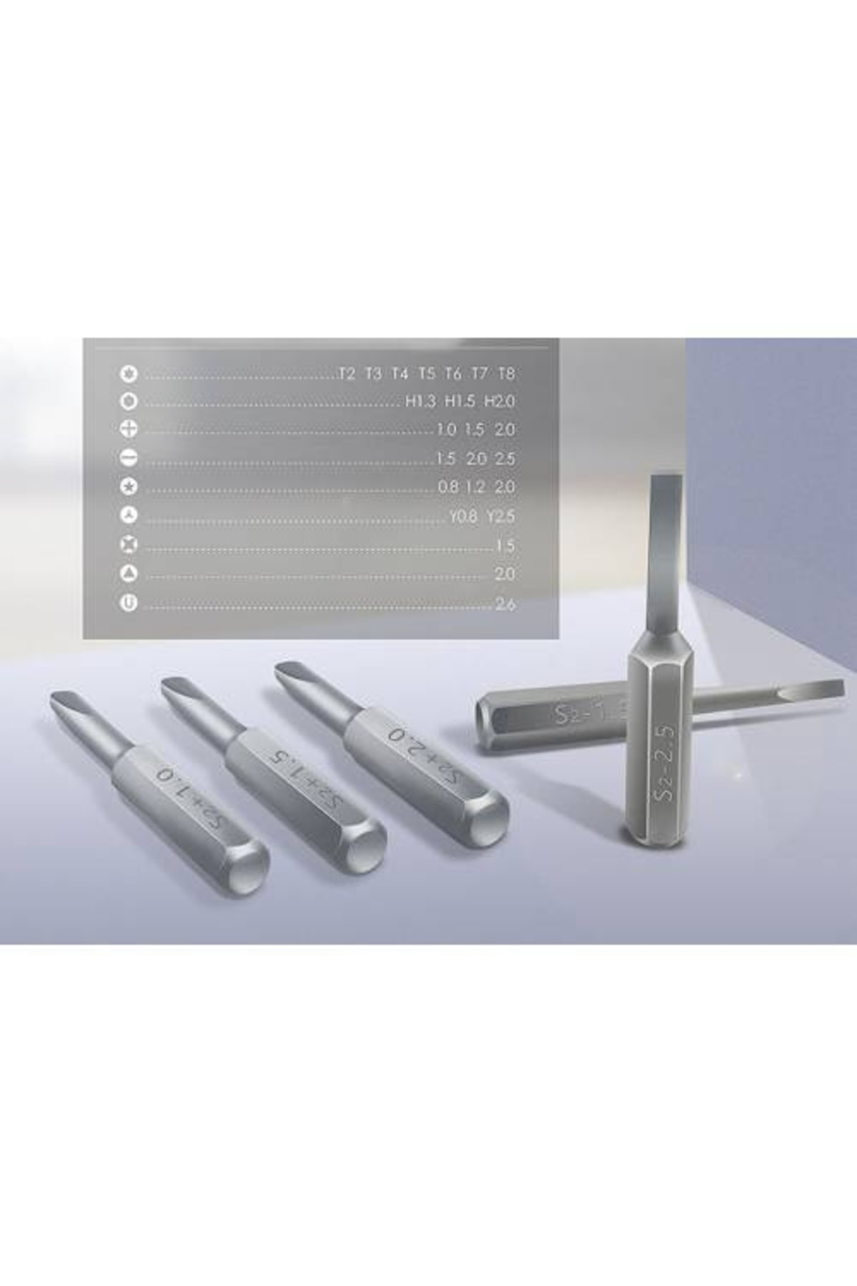 Polham Jakemy 24 Parça Tornavida Tamir Seti, Sert Alüminyum Çok A