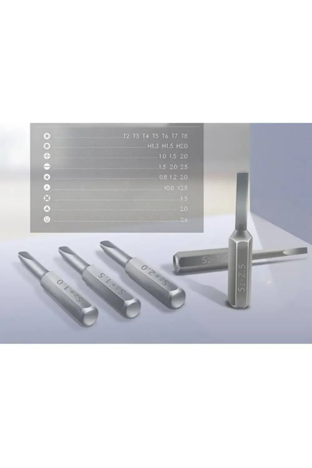 Polham Jakemy 24 Parça Tornavida Tamir Seti, Sert Alüminyum Çok A