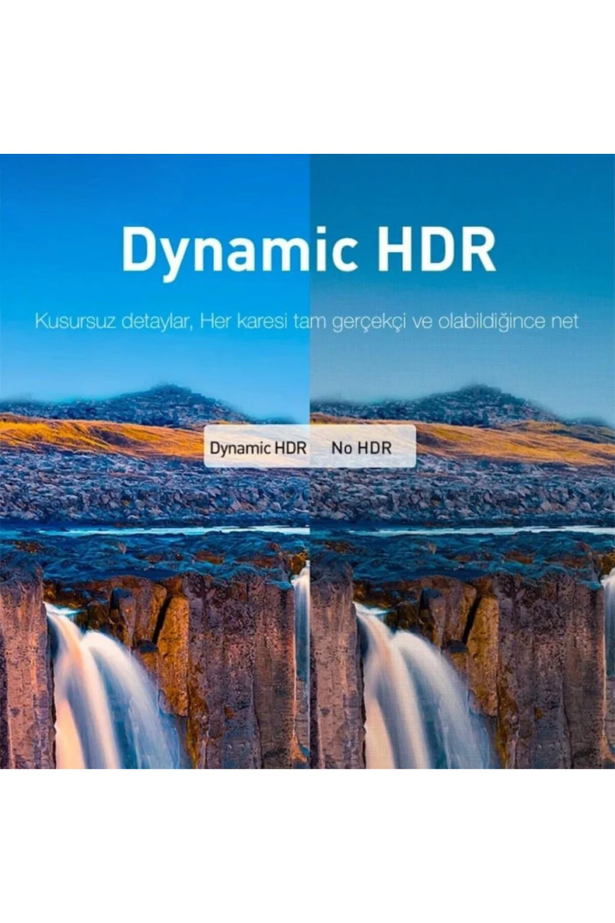 Polham Type C To Displayport Adaptör 8K UHD 60Hz | Dayanıklı Örgü