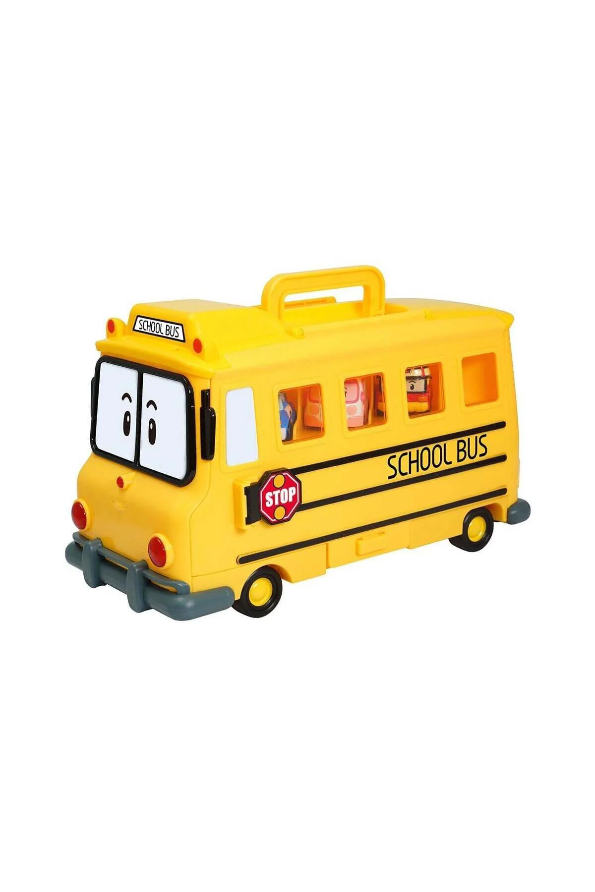 Poli 83148 Robocar Poli Okul Otobüsü Figür Kutusu