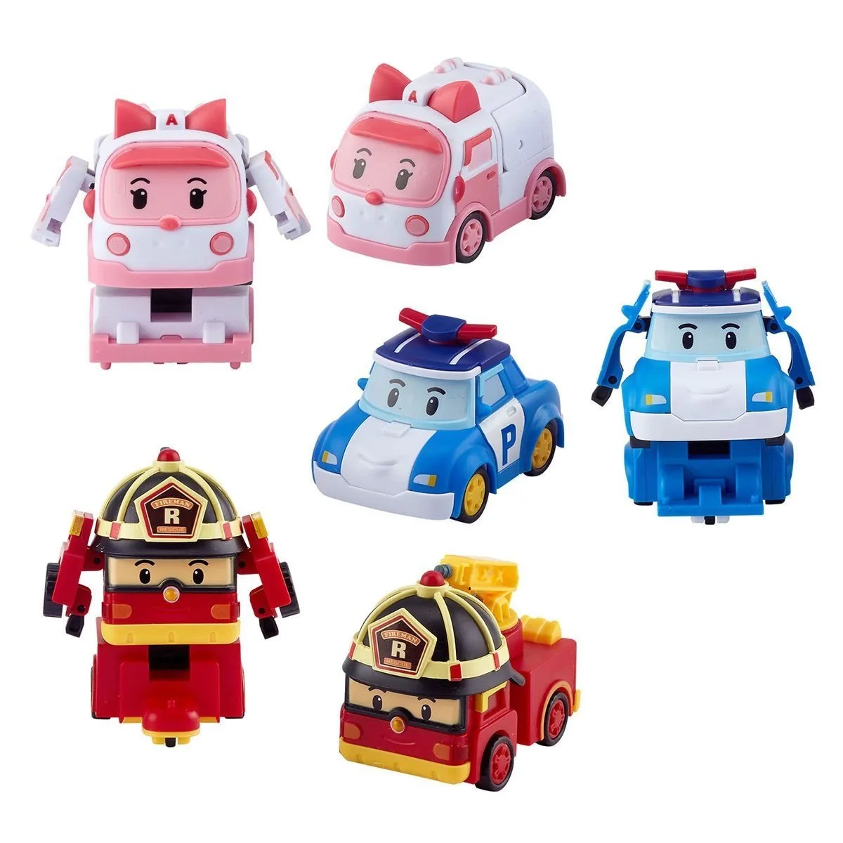 POLI ZR-915 Eco Lounge Quick Transforming Mini Rescue Deluxe Set