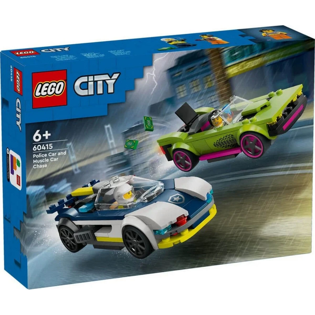 Police Car and Muscle Car Chase