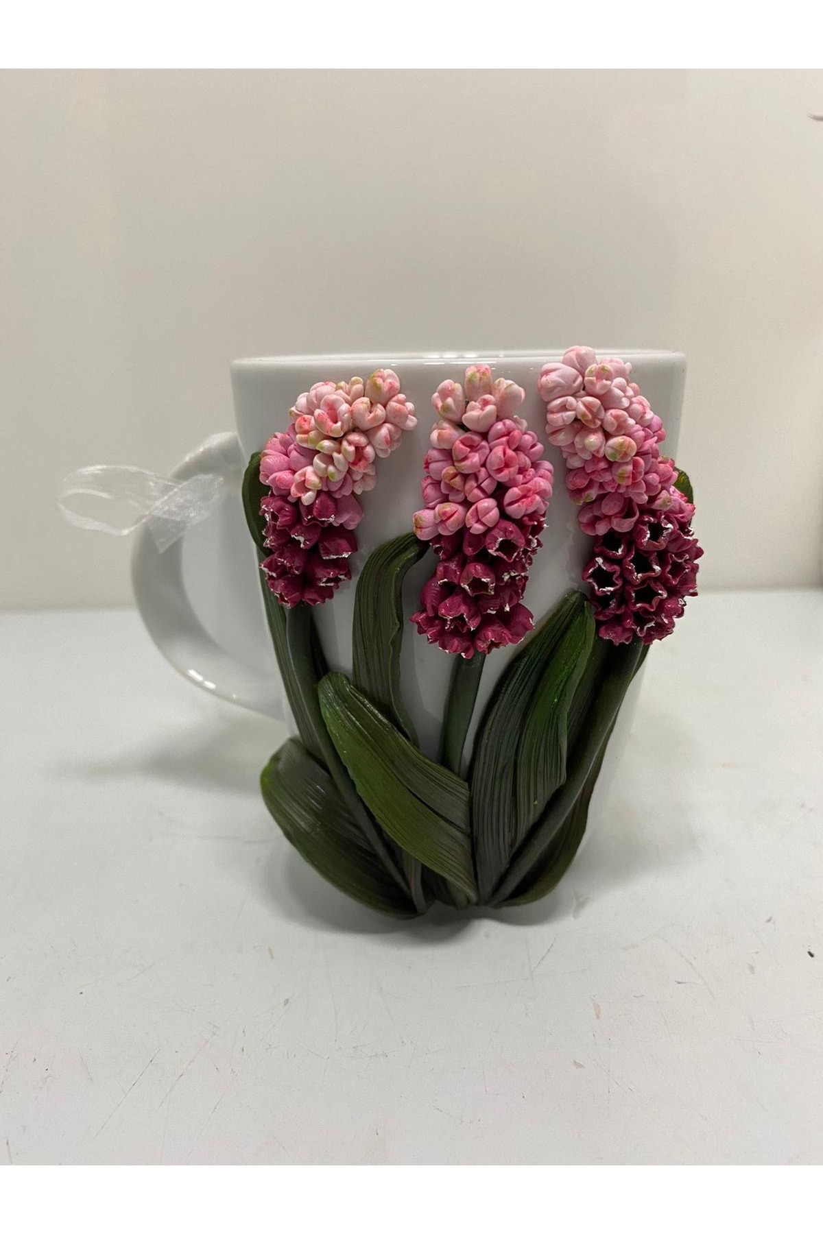 Elif Aksesuar Polimer Kil Sümbül Tasarım Kupa