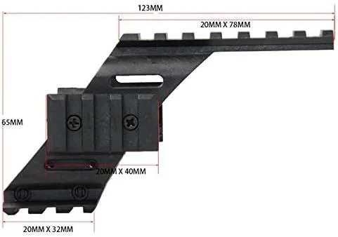 Polimer Naylon Fener & Lazer Üst Ray 22mm - Picatinny Raylı 9mm Tabancalar ile Uyumlu Fiyatı, Yorumları ve Özellikleri