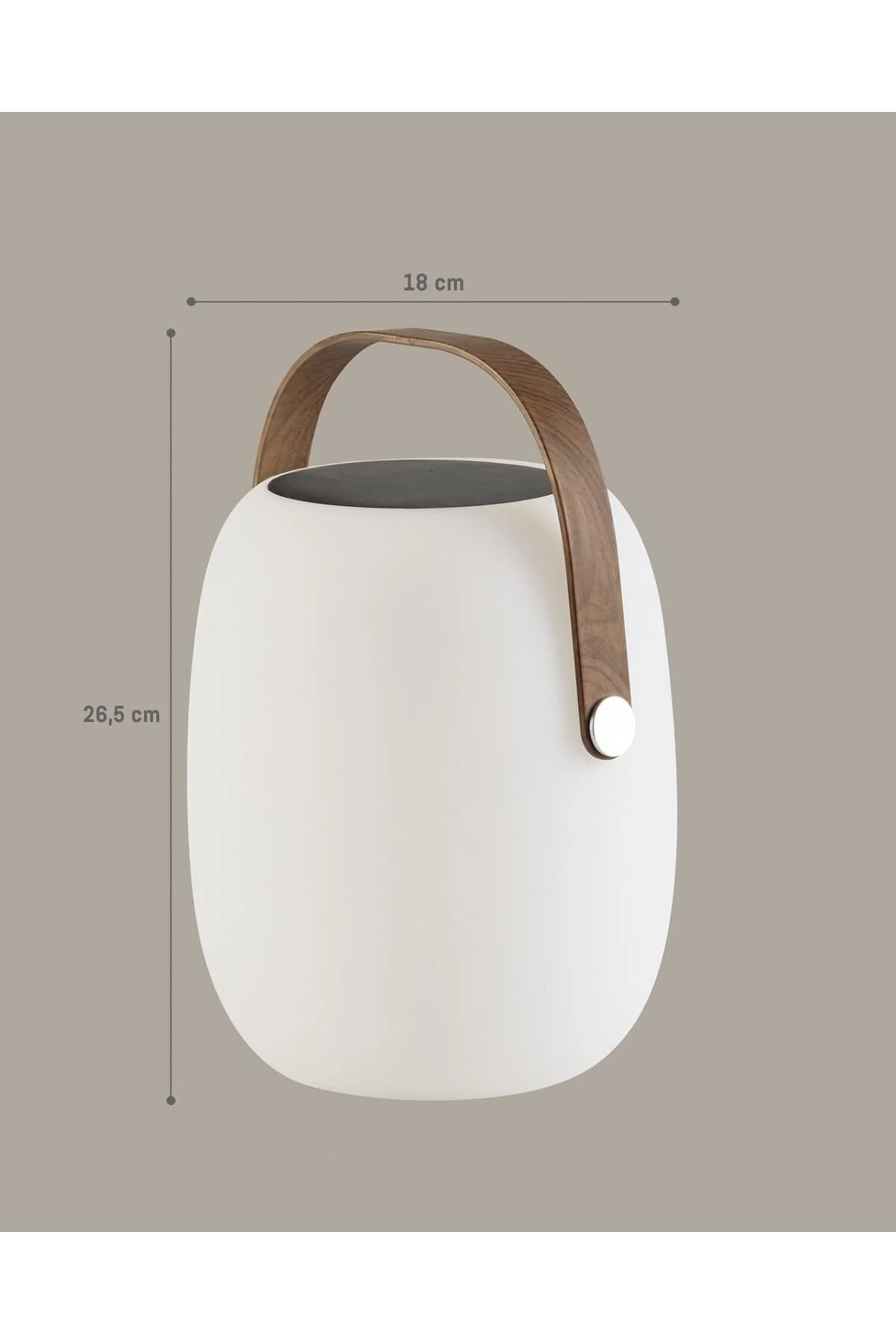Poline Abajur Beyaz 18,5 cm Poline Abajur Beyaz 18,5 cm