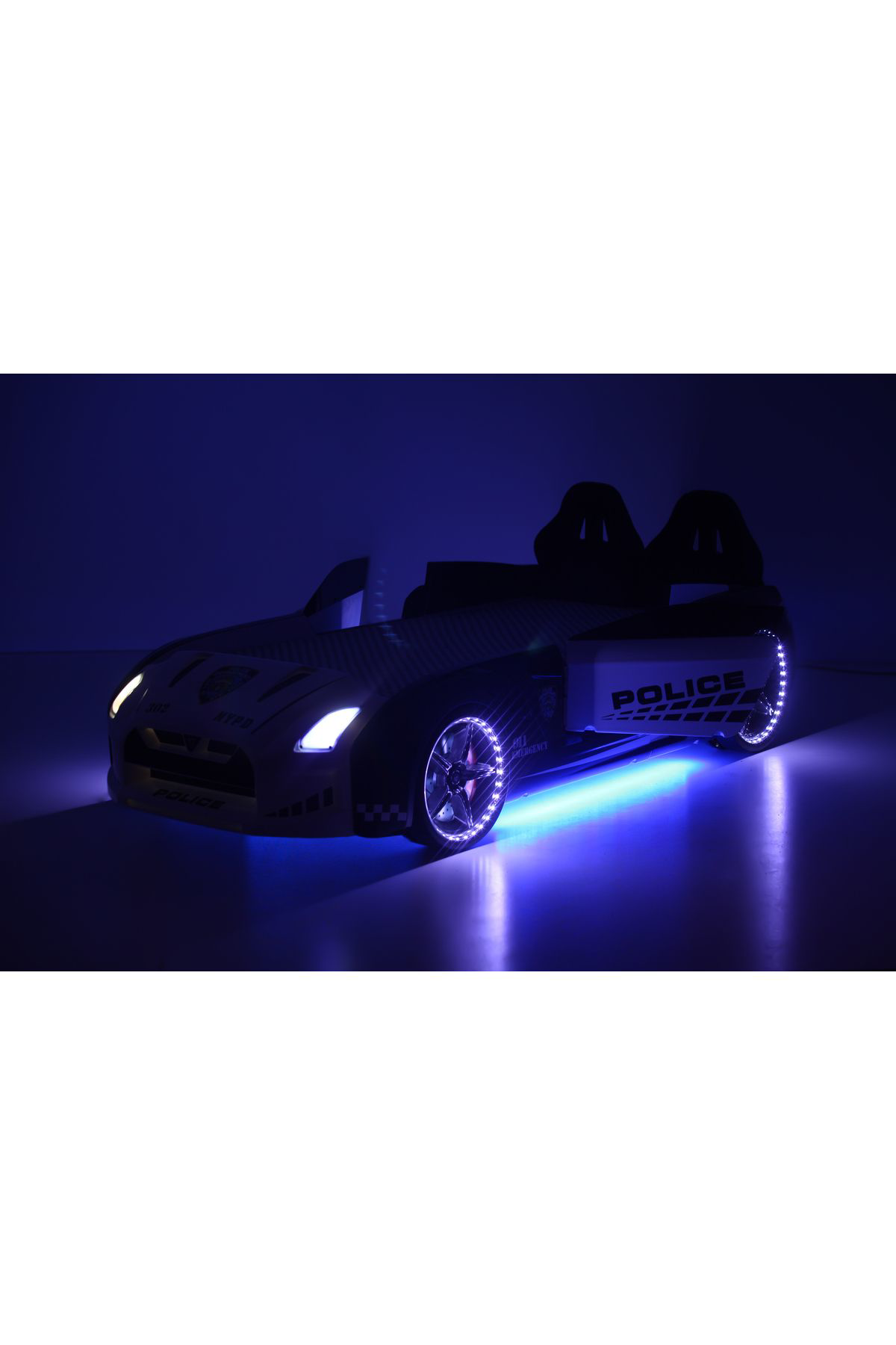 Ferramini Polis Arabalı Yatak Kapıları Açılan Gtr Full Ledli Kumandalı Ve M