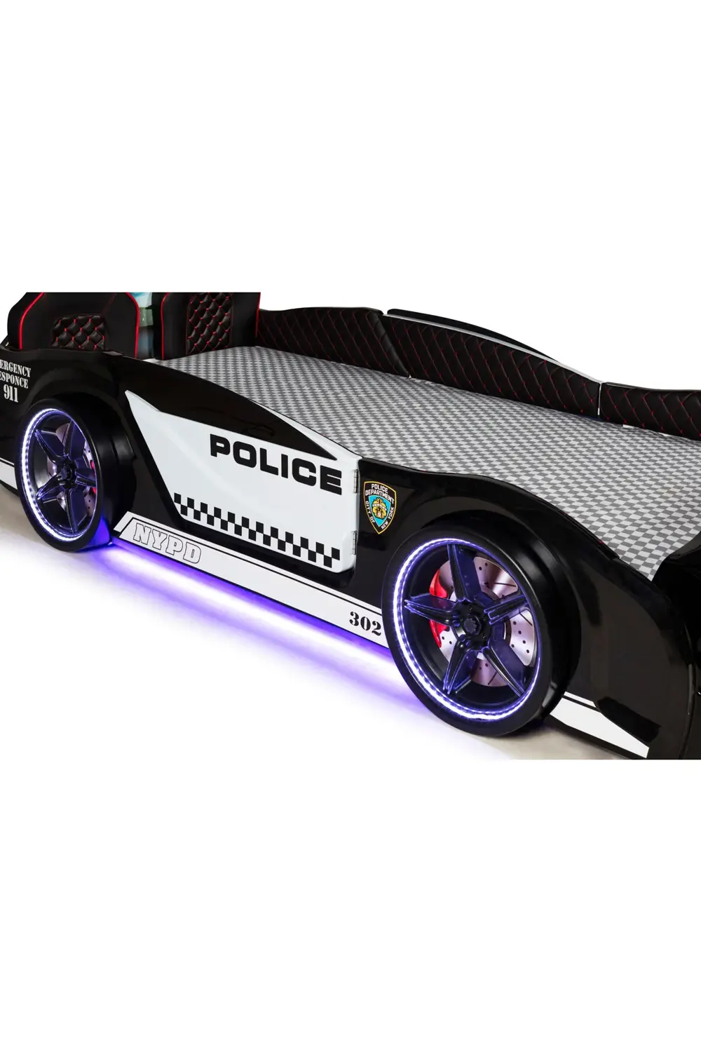 Polis Arabalı Yatak Kapıları Açılan Mustang Full Ledli Kumandalı