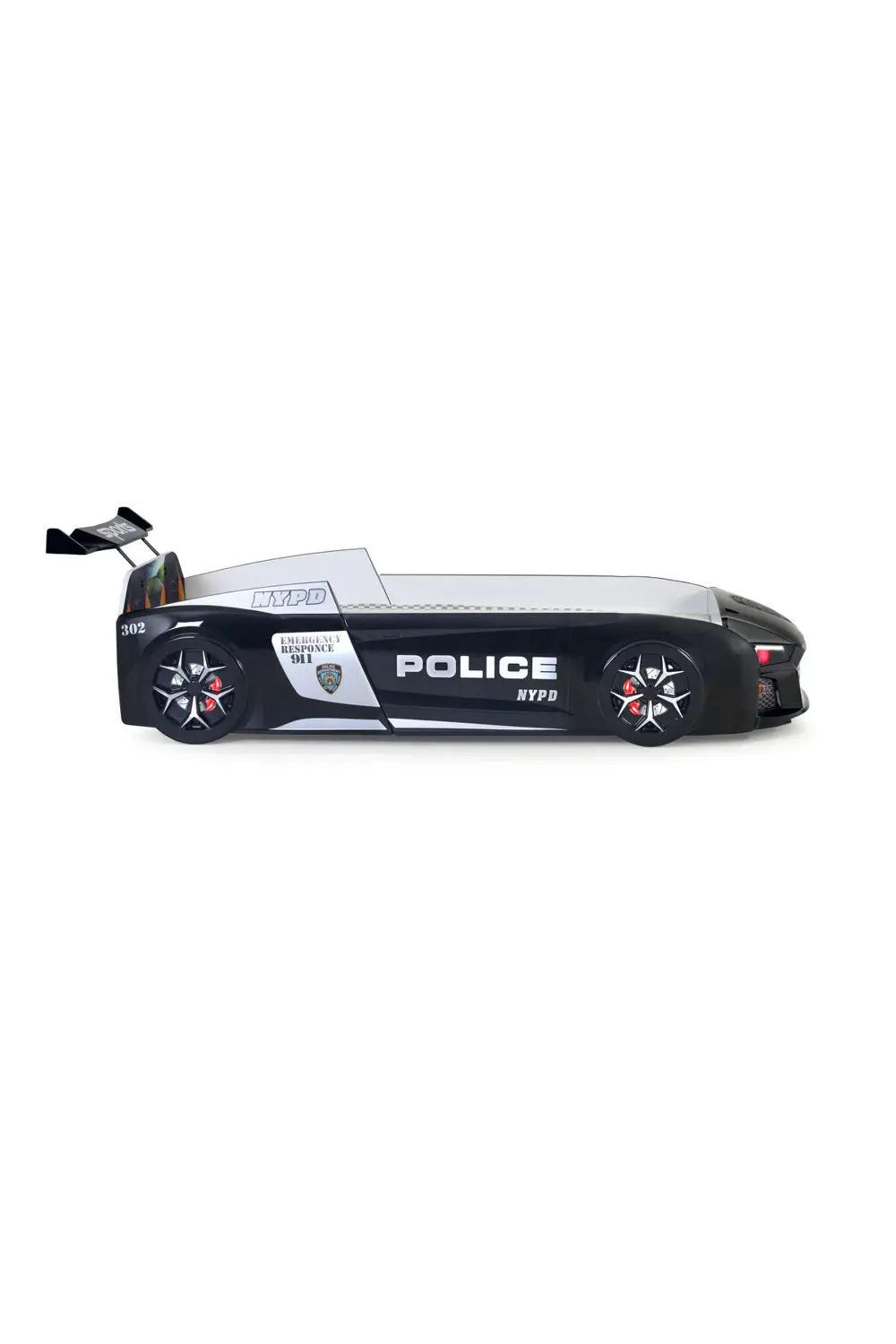 Polis Arabalı Yatak V12 Audi Işıklı Full Plastik