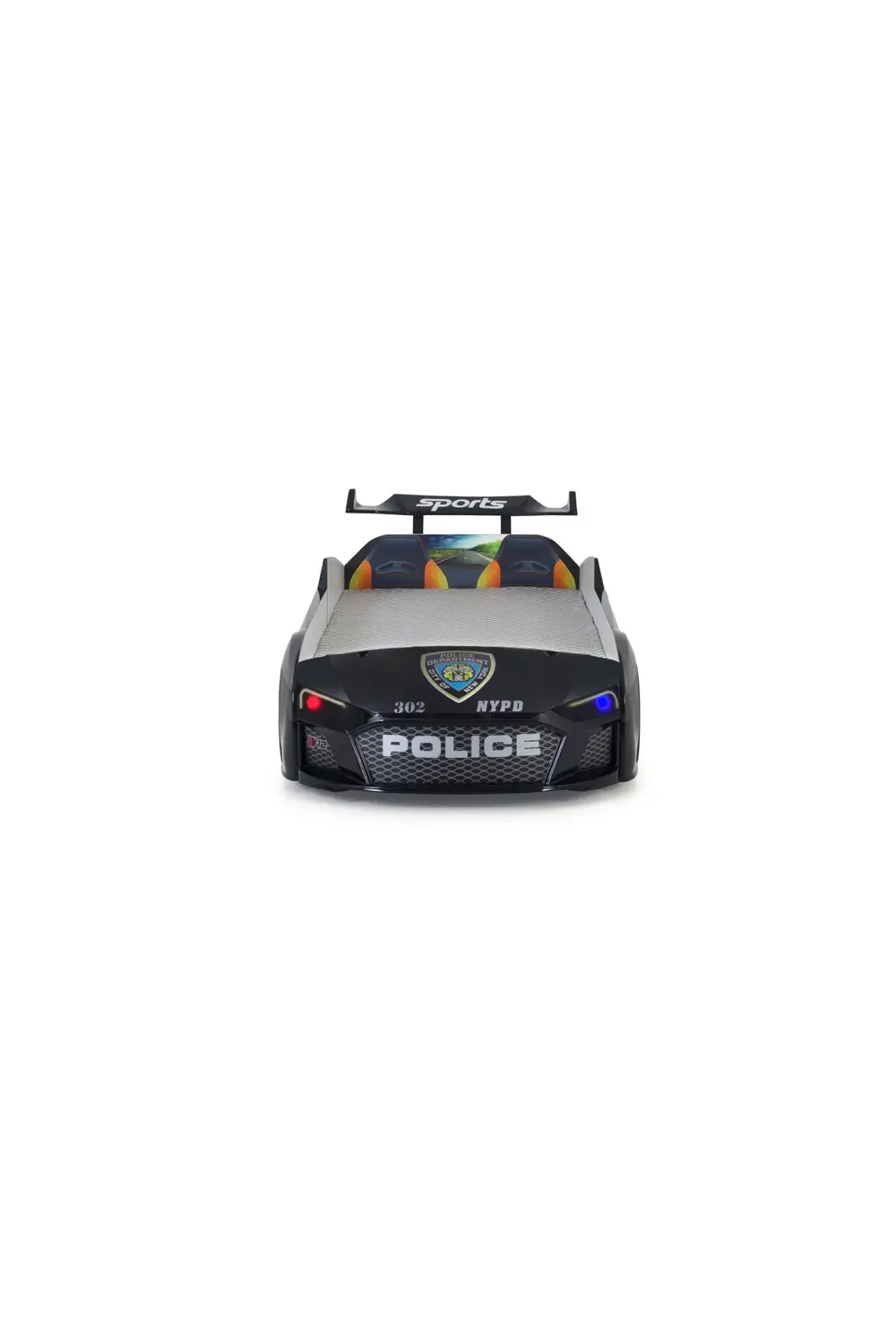 Polis Arabalı Yatak V12 Audi Işıklı Full Plastik