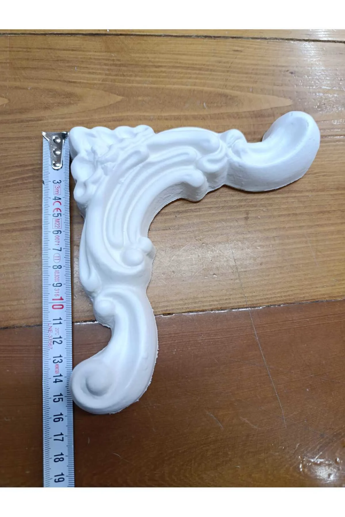 Poliüretan Boyanabilir 2,5cm Çıta Geçmeli Köşe Motifi - 15x15 cm 